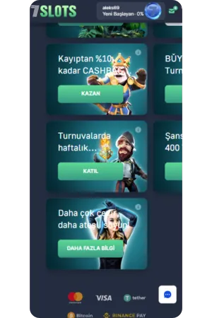 7Slots büyük kazanç
