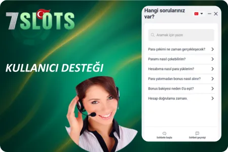 7Slots müşteri desteği