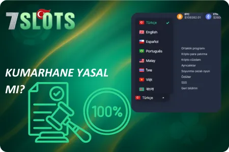 7Slots yasal lisansları