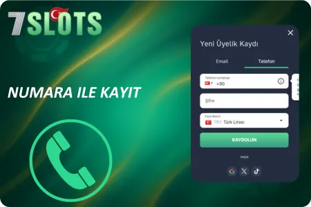 7Slots telefon giriş